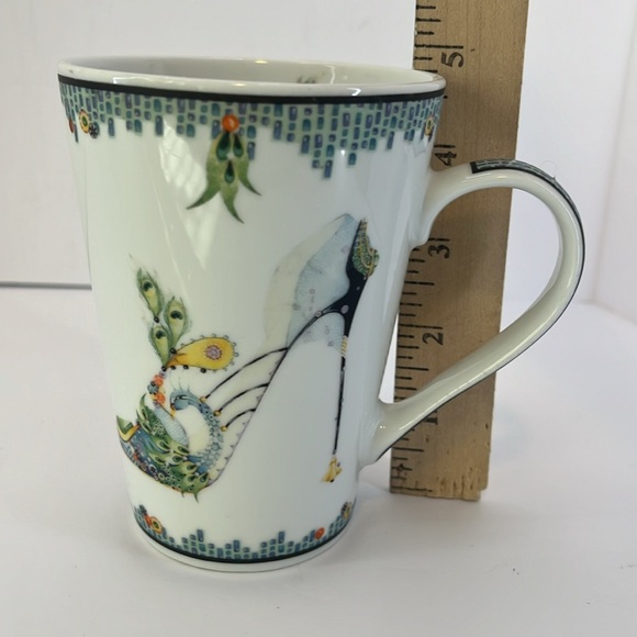 Pictura Kate Follows Peacock Head Over Heels Stilleto Shoe Coffee Tea Mug Cup - Picture 11 of 13